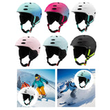 Maxbell Ski Helmet Portable Sports Helmet for Skateboarding Mountain Road Skateboard Blue