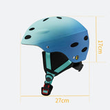 Maxbell Ski Helmet Portable Sports Helmet for Skateboarding Mountain Road Skateboard Blue