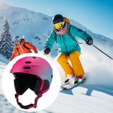 Maxbell Ski Helmet Portable Sports Helmet for Skateboarding Mountain Road Skateboard Purple