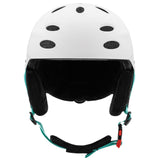 Maxbell Ski Helmet Portable Sports Helmet for Skateboarding Mountain Road Skateboard White