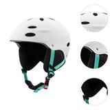 Maxbell Ski Helmet Portable Sports Helmet for Skateboarding Mountain Road Skateboard White