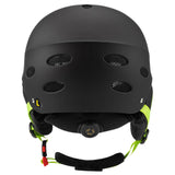 Maxbell Ski Helmet Portable Sports Helmet for Skateboarding Mountain Road Skateboard Black