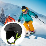Maxbell Ski Helmet Portable Sports Helmet for Skateboarding Mountain Road Skateboard Black