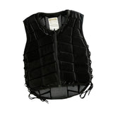 Maxbell Equestrian Vest Horse Riding Vest for Boys Girls Children (Black) S