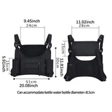 Maxbell Sports Chest Bag for Men with Water Bottle Pocket for Camping Hunting Travel