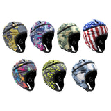 Maxbell Rugby Helmet Protection Soft Rugby Protective Cap for Training Soccer Sports Colorful