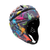 Maxbell Rugby Helmet Protection Soft Rugby Protective Cap for Training Soccer Sports Colorful