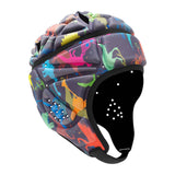Maxbell Rugby Helmet Protection Soft Rugby Protective Cap for Training Soccer Sports Colorful