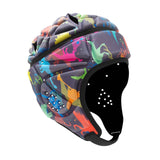 Maxbell Rugby Helmet Protection Soft Rugby Protective Cap for Training Soccer Sports Colorful