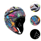Maxbell Rugby Helmet Protection Soft Rugby Protective Cap for Training Soccer Sports Colorful