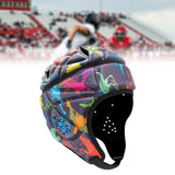 Maxbell Rugby Helmet Protection Soft Rugby Protective Cap for Training Soccer Sports Colorful