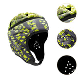 Maxbell Rugby Helmet Protection Soft Rugby Protective Cap for Training Soccer Sports Yellow