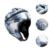 Maxbell Rugby Helmet Protection Soft Rugby Protective Cap for Training Soccer Sports Blue