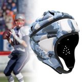 Maxbell Rugby Helmet Protection Soft Rugby Protective Cap for Training Soccer Sports Blue