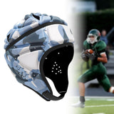 Maxbell Rugby Helmet Protection Soft Rugby Protective Cap for Training Soccer Sports Blue