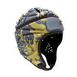 Maxbell Rugby Helmet Protection Soft Rugby Protective Cap for Training Soccer Sports Khaki