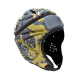 Maxbell Rugby Helmet Protection Soft Rugby Protective Cap for Training Soccer Sports Khaki