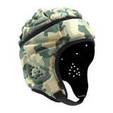 Maxbell Rugby Helmet Protection Soft Rugby Protective Cap for Training Soccer Sports Green