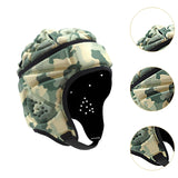 Maxbell Rugby Helmet Protection Soft Rugby Protective Cap for Training Soccer Sports Green