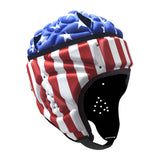 Maxbell Rugby Helmet Protection Soft Rugby Protective Cap for Training Soccer Sports Flag