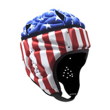 Maxbell Rugby Helmet Protection Soft Rugby Protective Cap for Training Soccer Sports Flag