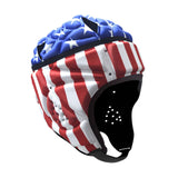 Maxbell Rugby Helmet Protection Soft Rugby Protective Cap for Training Soccer Sports Flag