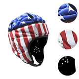 Maxbell Rugby Helmet Protection Soft Rugby Protective Cap for Training Soccer Sports Flag