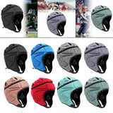 Maxbell Rugby Helmet Protective Gear Breathable Headgear for Sports Baseball Pitcher Black