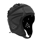 Maxbell Rugby Helmet Protective Gear Breathable Headgear for Sports Baseball Pitcher Black
