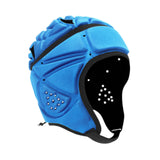 Maxbell Rugby Helmet Protective Gear Breathable Headgear for Sports Baseball Pitcher Blue