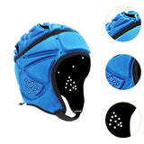 Maxbell Rugby Helmet Protective Gear Breathable Headgear for Sports Baseball Pitcher Blue