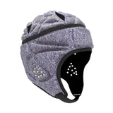 Maxbell Rugby Helmet Protective Gear Breathable Headgear for Sports Baseball Pitcher Purple