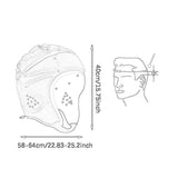 Maxbell Rugby Helmet Protective Gear Breathable Headgear for Sports Baseball Pitcher Purple