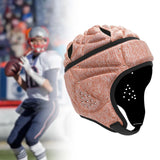 Maxbell Rugby Helmet Protective Gear Breathable Headgear for Sports Baseball Pitcher Pink