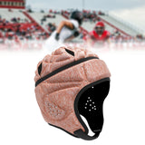 Maxbell Rugby Helmet Protective Gear Breathable Headgear for Sports Baseball Pitcher Pink