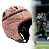 Maxbell Rugby Helmet Protective Gear Breathable Headgear for Sports Baseball Pitcher Pink
