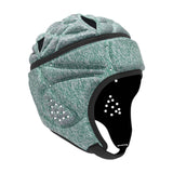 Maxbell Rugby Helmet Protective Gear Breathable Headgear for Sports Baseball Pitcher Gray Blue