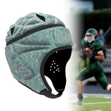 Maxbell Rugby Helmet Protective Gear Breathable Headgear for Sports Baseball Pitcher Gray Blue