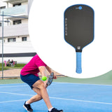 Maxbell Pickleball Paddle Non Slip Handle Carbon Fiber for Power Consistency Control Blue