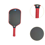 Maxbell Pickleball Paddle Non Slip Handle Carbon Fiber for Power Consistency Control Red