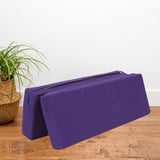 Yoga Bolster Pillow Accessories Floormat for Poses Modification Yoga Fitness Violet