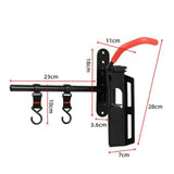 Maxbell Swivel Bike Wall Mount Nonslip Bike Stand for Folding Bikes Farmhouse Riding
