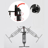 Maxbell Swivel Bike Wall Mount Nonslip Bike Stand for Folding Bikes Farmhouse Riding