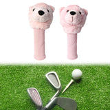 Bear Golf Headcover Novelty Plush Golf Head Cover for Festivals Sports Parks DR 32cmx20cmx7cm