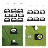 Maxbell Golf Putting Cups Flags Golf Putting Hole Cup for Office Home Men Woman Kids 9pcs