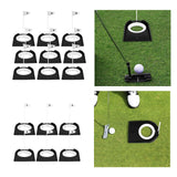 Maxbell Golf Putting Cups Flags Golf Putting Hole Cup for Office Home Men Woman Kids 9pcs