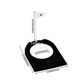 Maxbell Golf Putting Cups Flags Golf Putting Hole Cup for Office Home Men Woman Kids 9pcs