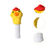 Maxbell Little Duck Golf Wood Headcover Cute Animal Golf Head Cover for Golf Courses