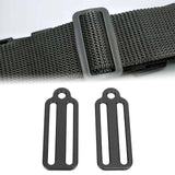 2Pcs Weight Belt Sliders Weight Belt Keepers for Dive Gear Swimming Surfing Black