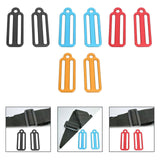 2Pcs Weight Belt Sliders Weight Belt Keepers for Dive Gear Swimming Surfing Black